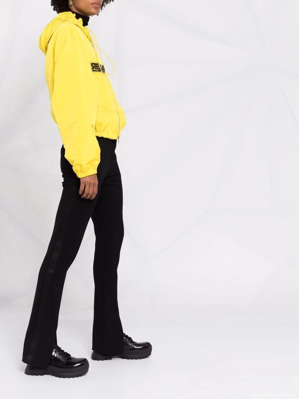 Cheap Women jacket logo-patch McCartney hooded Stella 0815